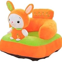 AVSHUB Baby Rabbit Shape Sofa, Cotton, Sleeper, Baby Sofa, Small, Orange-image-76