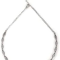 by CaratLane Oxidised Chasing My Honest Efforts Necklace in 925 Silver-image-4