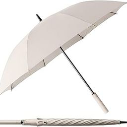 Big Umbrella for Men, Oxford Umbrella with Straight Shank, Unisex Windproof Rain Sun Protection, Large Canopy Reinforced 8 Fiber Ribs Auto One-Touch Open for Commute & Outdoor-picture-4