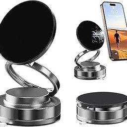Basto Magnetic Phone Holder – Vacuum Suction Cup Phone Mount with 360° Rotation – Foldable & Retractable Magnetic Stand for Car, Wall, Desk – Universal Mount for iPhone, Android & More - Multicolor-image-97