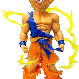 AUGEN DBZ Goku 1 Action Figure Limited Edition for Car Dashboard, Decoration, Cake, Office Desk & Study Table (18cm)(Pack of 1)-27
