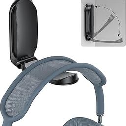 ZORBES® Headphone Stand for Desk, Foldable Sticky Headset Stand Holder, Headphone Holder Hook Mount with Non-Slip Silicone, PC Gaming Accessories for Airpods Max, All Earphones-12