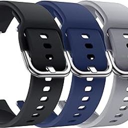 Matrix Accessorize 22MM Strap With Buckle For Amazfit GTR/GTR 2E, Galaxy Watch 3, Realme S/S Pro, ColorFit Pro 4/Max/Ultra/Ultra 2 & 22MM Lug Size Watch (Pack of 3)-61