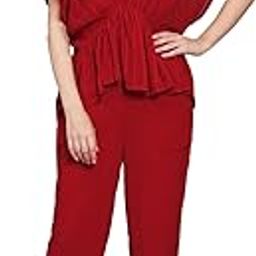 Women Chiffon Gathered Top Innar Trouser Set-picture-38