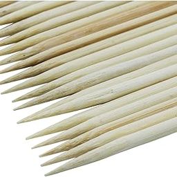 IMPRINT Bamboo Sticks Extra Long and Sturdy Approx 5 mm Thick and 40 mm (16 inch) Round Pack of 50 Sticks Mostly Used for Barbecue and Other Art and Craft DIYs-30