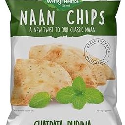 Wingreens Farms Chatpata Pudina Naan Chips, 60 grams-image-36
