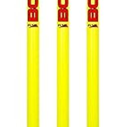 BOLT Fuse Cricket Stumps with Stand Cricket Kit Plastic Wickets for Cricket Standard Wickets for Cricket Ground, Match, Tournament Stump with Stand & Bails-Plastic Wickets Set-Fluorescent Green-image-1