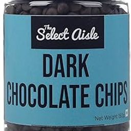 The Select Aisle's Dark Chocolate Chips - 150g [Dark Chocolate Compound | Choco Chips for Baking, Ice Creams, Overnight Oats | Choco Chips | Dark Chocolate for Baking | Choco Chips for Cake Decoration]-image-48