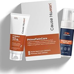 PhimoTwinCare – Penile Heal Cream (100g) + Phimosis Wash for Men (100ml) | Daily Use Combo | Steroid-Free & Gentle on Sensitive Skin-image-72