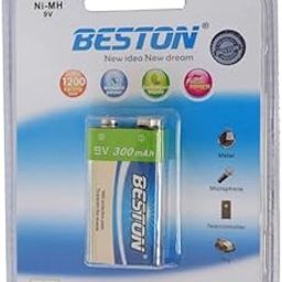 MICROUSB Compatible with Beston 9V 300mAh NI-MH Rechargeable Battery for Long-Last High-tech Environmental Battery(Pack of 1)-image-8