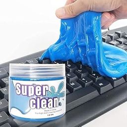 Multipurpose Keyboard Pc Dust Cleaning Cleaner Gel Jelly Putty Kit Super Clean for Laptops Car Accessories Electronic Product AC Vent Interior Interior,Computer Home & Office Window Grill (1)-picture-10