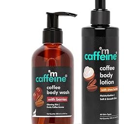 Daily Cleanse & Moisturize Kit | mCaffeine Berries Body Wash & Coffee Body Lotion combo | Fight that Winter dry skin with goodness of Caffeine and Berries | Suitable for all skin types, Men & Women-22