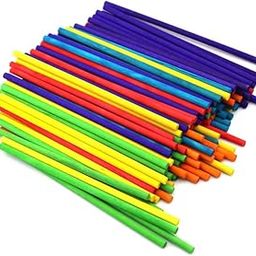 Kreative Kraft 40pcs Color Round Wooden Stick for Wood Crafts Decoration and Children Hand Material DIY Dowel Building Model Woodworking Tool-image-6