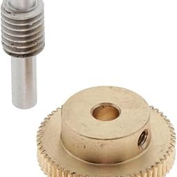 MERISHOPP® 0.5 Modulus Brass Worm Gear Wheel + Gear Shaft Set 60 Tooth|Business & Industrial | Automation, Motors & Drives | Electric Motors | General Purpose Motors-16