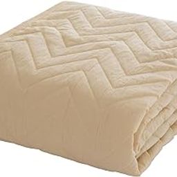 Sylphyz Bedding Pad, Single, 100% Cotton, Washed Cotton, Dull Color, Scandinavia, Stylish, Cute, Cotton, Washed Sheet, Yellow-picture-26