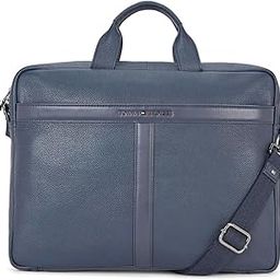 Hampshire Men Leather Business Case - Navy-14