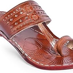 Kolhapuri Chappal for Men - Stylish Slippers, Flip-Flops, House Slippers, and Ethnic Embroidered Juttis-image-61