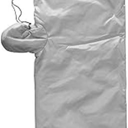 Thermal Poncho with Hood Single Sleeping Bag for Backpacking Camping Fishing Gray-image-40