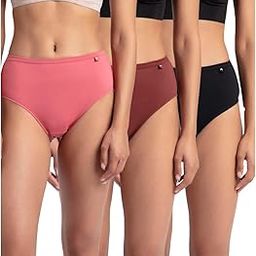1406 Women's High Coverage Super Combed Cotton Mid Waist Hipster with Concealed Waistband and Stay Fresh Treatment (Pack of 3_Colors & Prints May Vary)-picture-26