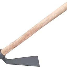 Small Hand Iron Spade/Hoe for Gardening & Agriculture Heavy Duty Tool - 45 cm Long Wooden Handle. Kalai Kothu Manvetti/Kudaal/para/Favada/Kala Katti/Patte.-picture-12