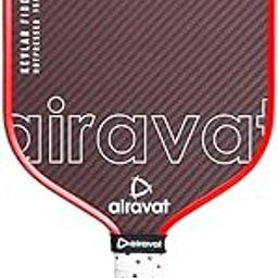 Airavat Kratos 7413 Pickleball Paddle - 16mm Carbon Fiber Face | Polymer Core for Power & Control | USAPA Approved | Spin-Tech Surface | Premium Cushion Grip | Tournament Ready (Red)-27