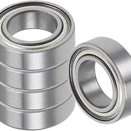 Kozelo 5pcs Deep Groove Ball Bearings - [8mm x 14mm x 4mm] Chrome Steel Balls for Motors Machine Tool Gearboxes Bearing Use, Double Shielded ABEC1-image-34