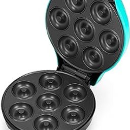 Frendz Forever Mini Donut Maker Machine 350 Watts | Perfect for Breakfast, Dessert, Appe, Vada & Other Snacks | Easy to Clean Dual Side Plate (Green, Circle Shape)-image-13