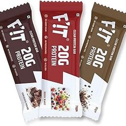 FiT Nutrition - High Protein | 20g Protein Bar Combo Pack | Pack of 6 x 70g each - No Added Sugar - No Preservatives - No Artificial Flavours - All Natural-image-52