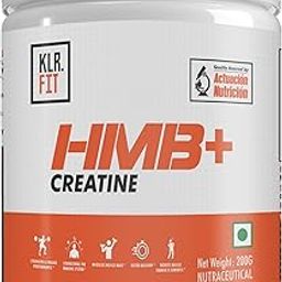 KLR.FIT Creatine + HMB Supplement -3 gm Creatine Monohydrate Powder with 3gm HMB for Muscle Growth, and Enhances Performance, Improve Workout Recovery- 33 Servings, Unflavored-21
