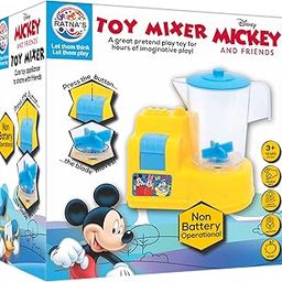 Ratna's Disney Mickey & Friends Themed Toy Mixer | Real Operating Plastic Kitchen Toy Mixer for Kids-24