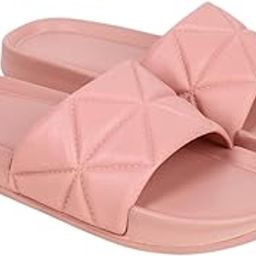 Ladies Slider Slippers – Soft Indoor Outdoor Slides for Women, Comfortable Non-Slip House Sandals, Open Toe, Lightweight, Cushioned Sole-image-19