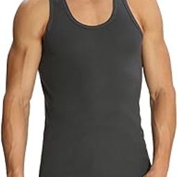 Men's Modern Fit Racer Back Vest Gunmetal S-picture-40