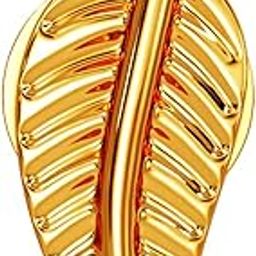 22 kt (916) Leaf Gold Nosepin-18