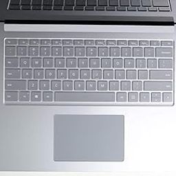 RAYA Silicone Keyboard Skin Cover for Microsoft Surface Laptop 5/4/3 Laptops (Transparent)-16