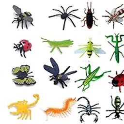 IN-IMAGINE 24 Pcs Animal Toys, Insects Toys for Kids, Animals Set for Kids Realistic Animal Figurines Including Bees Butterflies and More for Educational Play Learning-25