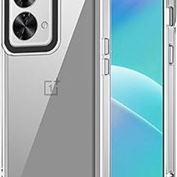 amazon basics Back Case Cover for OnePlus Nord 2T 5G (TPU + PC_Transparent)-93