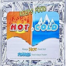 VORTEXA Hot and Cold Large Bag for Food Storage, Reusable Thermal Bag 3 Layer Protection Aluminium Foil Bag and Frozen Food for Travel, Disposable Cooler Bag, Reinforced Thermal Lunch Bag-picture-26