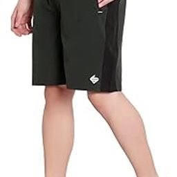 John Ally Men's Dry-Fit Sweat Resistant Active Athletic Gym Workout Running Performance Shorts with Zipper Pockets.-image-35