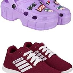 Extra Soft Classic Casual wear with Flexibility Technology Flats Combo for Women's/Girl's(2012+1703)()-image-36
