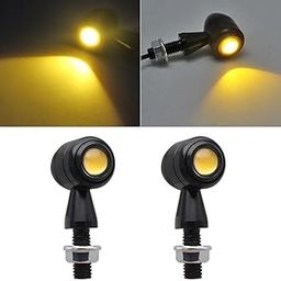 AUTOPOWERZ Universal ABS Plastic Strobe Light Yellow Indicator For all Bikes, Motorcycle turn on Signal (Pack of 2Pcs)-27