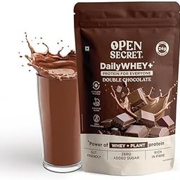 Daily Whey+ (Power of Whey + Plant Protein) - Double Chocolate Flavour 980gm-image-26