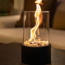 LICHTS Bio Fireplace Indoor Tabletop Fire Pit Home Garden Windproof Mini Fireplace-image-52
