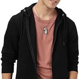 Men's Cotton Hooded Neck Zippered Sweatshirt-image-67