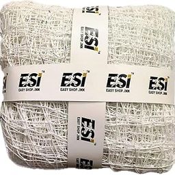 ESI EASY SHOP.INN® Nylon Knotted Anti-Bird Net UV Stabilized Multi Filament with Tying Ropes Attached, Cable Ties & Cup Hooks for Easy Installation (12 x 50 Feet)-image-13