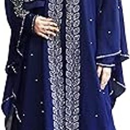 BURAQUE DESIGNER Black Abaya Beads & Stoned Burqa Abaya For Women Elegant Modest Wear Islamic Naqab Farasha Full Length-image-75