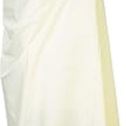 Men's Cotton All Weather Plain Stole Shawl For Winter And Summer (52" * 94") Ms 006, White-8