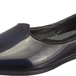 Mens JALSA Patent Blue Leather Mojari-image-24