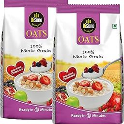 Disano Rolled Oats, 1kg (Pack of 2), Wholegrain Oats, High in Protein and Fiber, 100% Natural & Gluten Free, Ready in 3 Minutes, Preservative Free-72