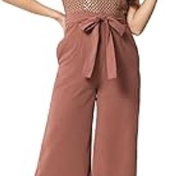 Women's Embellished Sleeveless Poly Georgette Jumpsuit for Women (A2107JSBR469)-picture-11