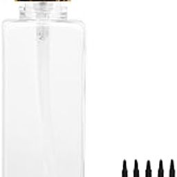 MAPPERZ Plastic Pump Bottle Dispenser, With Root Comb Applicator, Rectangular Shampoo, Lotion, Massage Oil, Liquid Soap, Hand Pump Bottle, Durable Refillable Empty Containers 100ml, Pack Of 1-image-0